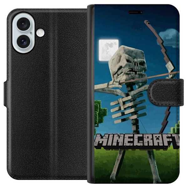 Apple iPhone 16 Plus Plånboksfodral A Minecraft Movie