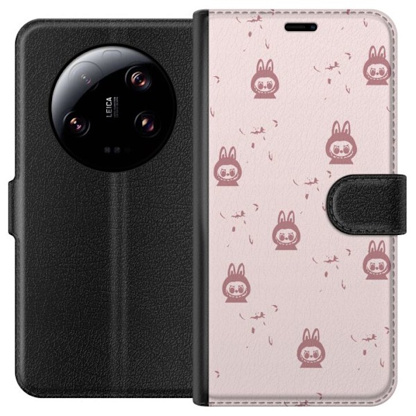 Xiaomi 13 Ultra Plånboksfodral Labubu Neon Pop – Neonfärga
