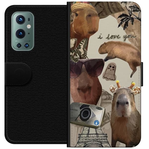 Kompatibelt Plånboksfodral till OnePlus 9 Pro Capybara
