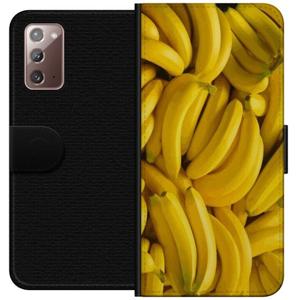 Samsung Galaxy Note20 Tegnebogsetui Banan mønster