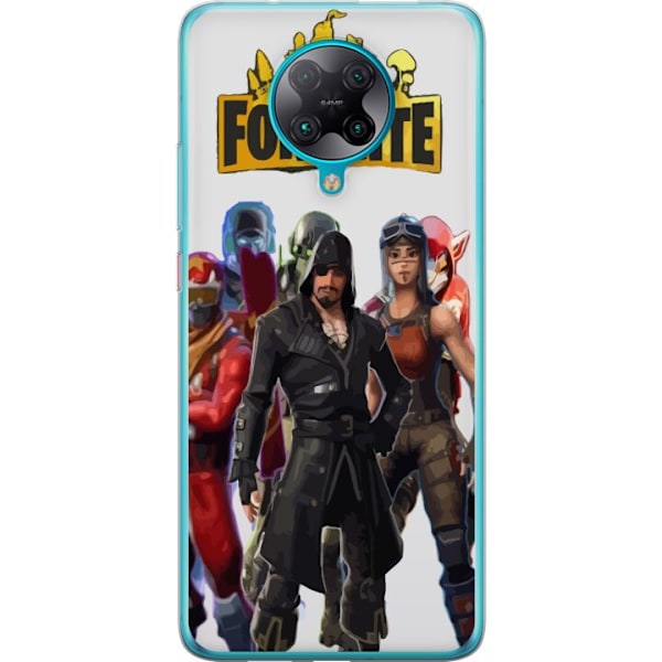 Xiaomi Poco F2 Pro Gennemsigtig cover Fortnite