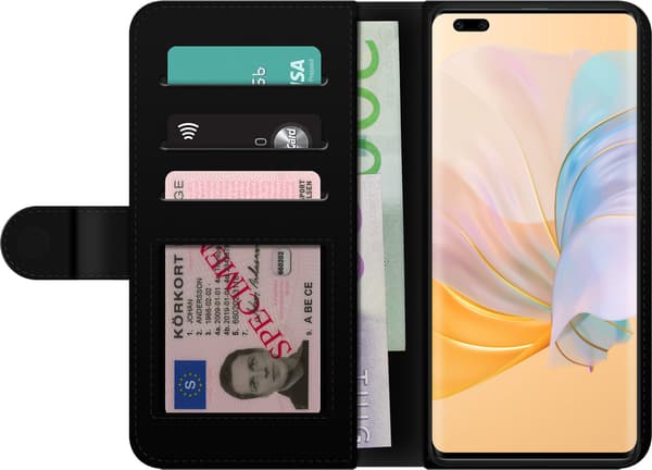 Kompatibel Tegnebogsetui til Huawei nova 8 Pro Audi – Sølvfarvede ringe – Fire sølvfarvede ringe over grå og sorte diagonale linjer på grå baggrund grå