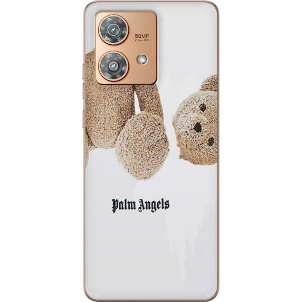 Motorola Edge 40 Neo Läpinäkyvä kuori Palm Angels Teddy