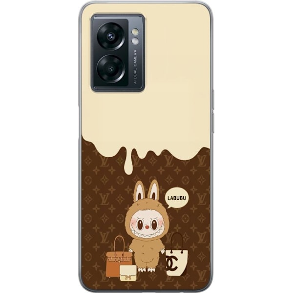 OnePlus Nord N300 Genomskinligt Skal Labubu Blue Chill – Bl