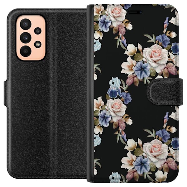 Samsung Galaxy A23 Plånboksfodral Blommor
