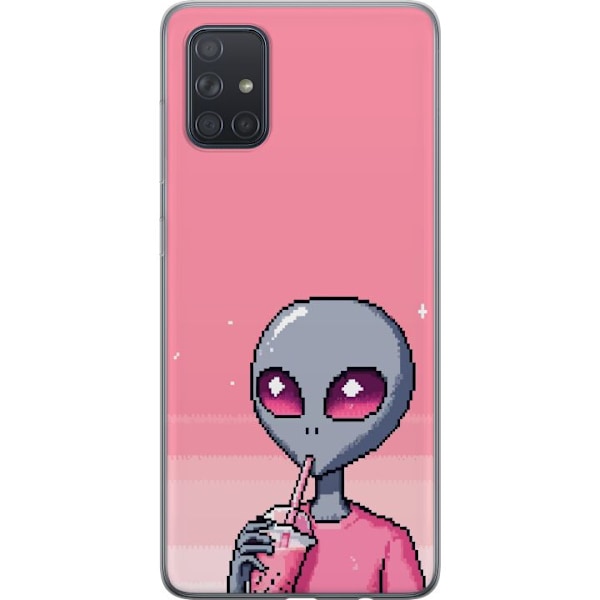 Samsung Galaxy A71 Genomskinligt Skal Alien Smoothie