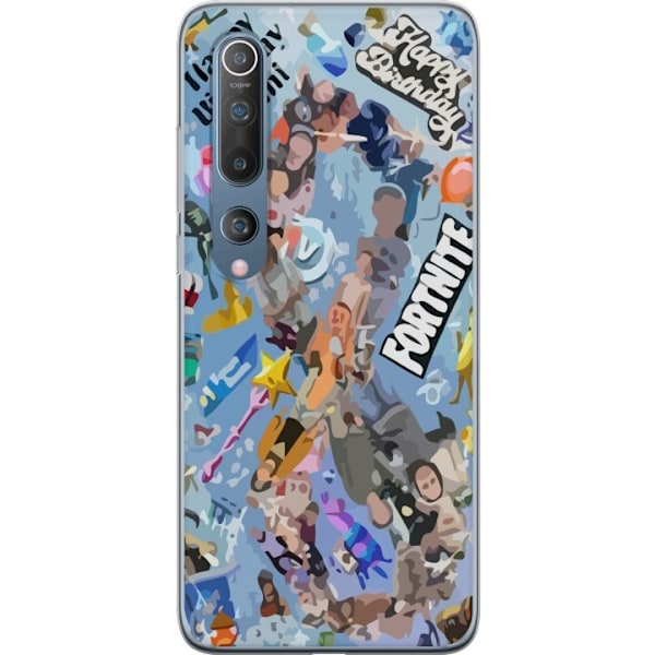 Xiaomi Mi 10 5G Gennemsigtig cover Fortnite