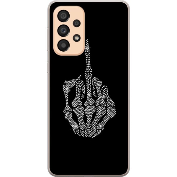 Samsung Galaxy A33 5G Cover / Mobilcover - Fuck dig Bling