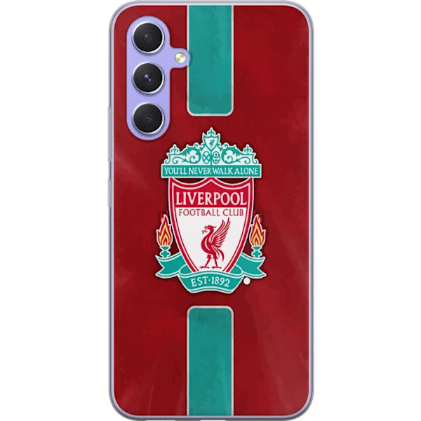Samsung Galaxy A54 Gennemsigtig cover Liverpool FC - Klassisk Fodboldstolthed i Rødt