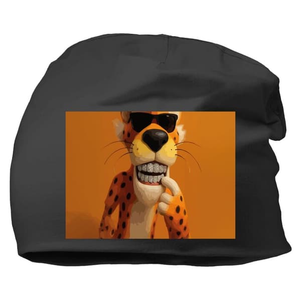 Hue til Voksen | Varm Beanie i Blødt Materiale Sort One-size Cool gepard Sort one size