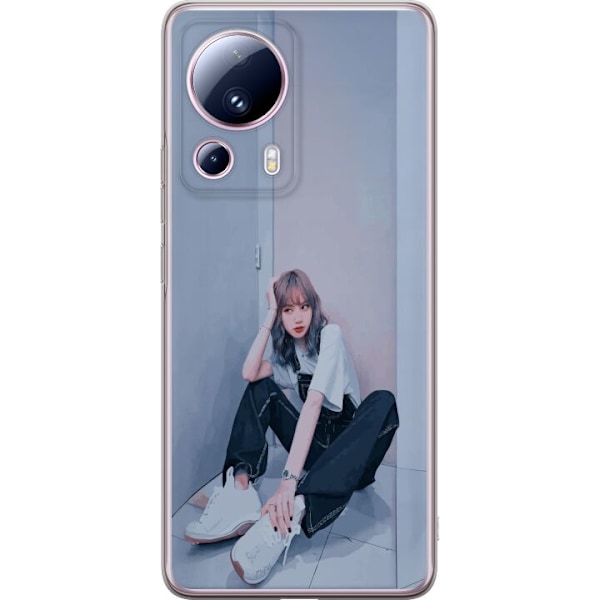 Xiaomi 13 Lite Gennemsigtig cover Lisa from Blackpink – K-po