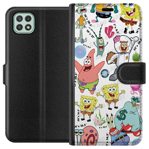 Samsung Galaxy A22 5G Lommeboketui SpongeBob SquarePants