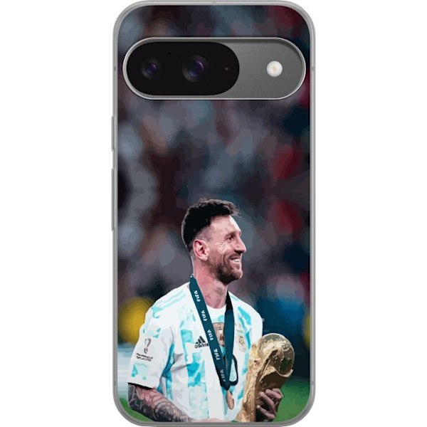 Google Pixel 9 Pro Läpinäkyvä kuori Messi