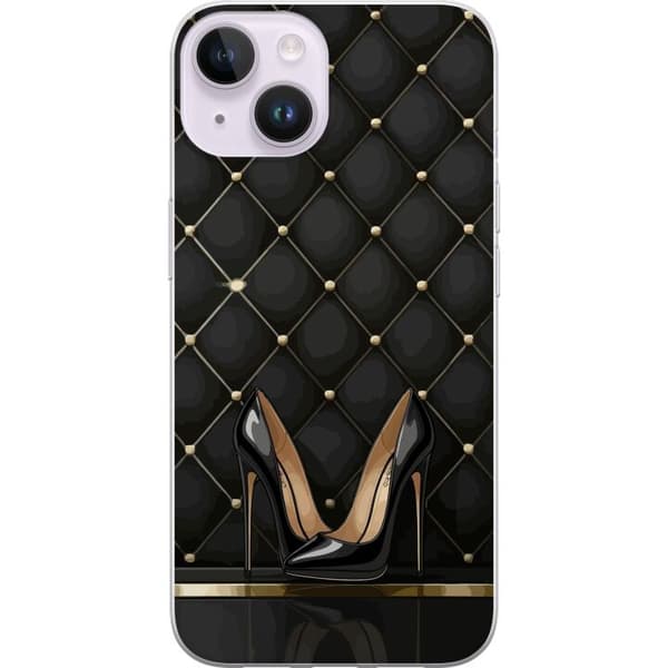 Kompatibel Mobilcover til Apple iPhone 14 Sorte højhælede sko i elegant stil