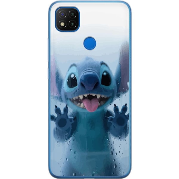 Xiaomi Redmi 9C Genomskinligt Skal Stitch Window View – Stitch vid ett fönster i söt stil