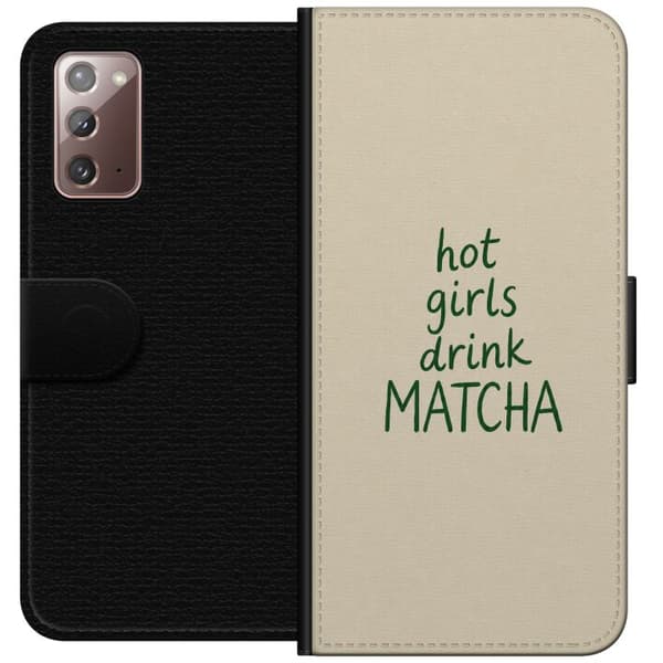 Kompatibel Tegnebogsetui til Samsung Galaxy Note20 Matcha-piger beige