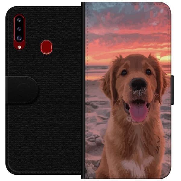 Kompatibelt Lommeboketui til Samsung Galaxy A20s Hund
