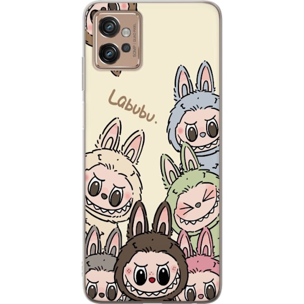 Motorola Moto G32 Läpinäkyvä kuori Labubu Pastel Collection