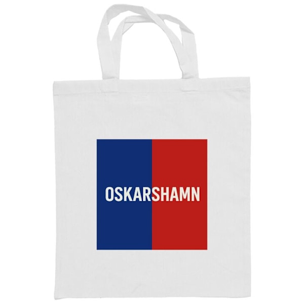 Mulepose | Holdbar Indkøbstaske i Stof Oskarshamn – Hockey Hvid one size