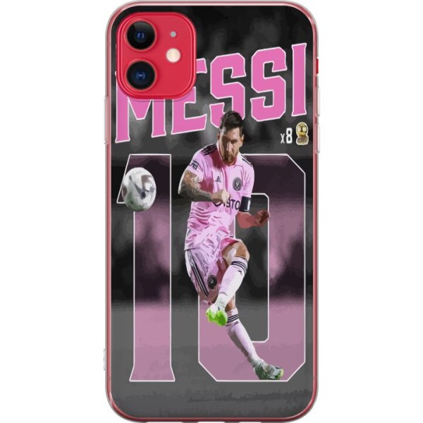 Apple iPhone 11 Läpinäkyvä kuori Lionel Messi