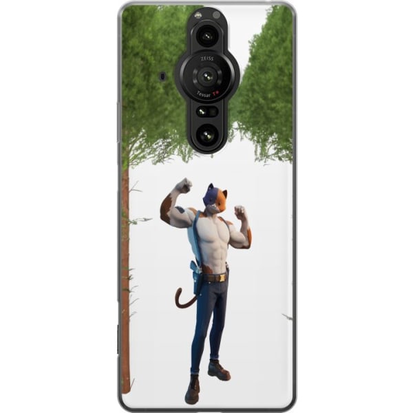 Sony Xperia Pro-I Gennemsigtig cover Fortnite - Meowscles