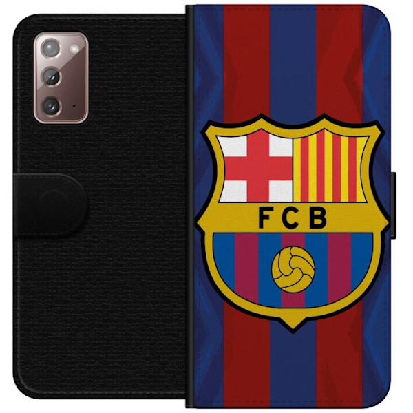 Samsung Galaxy Note20 Plånboksfodral FCB Barcelona