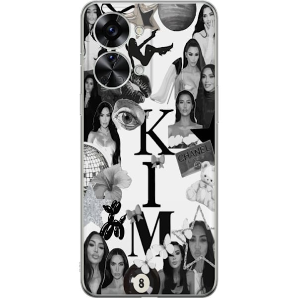 OnePlus Nord 2T Genomskinligt Skal Kim Kardashian – Aesthetic Look 2025