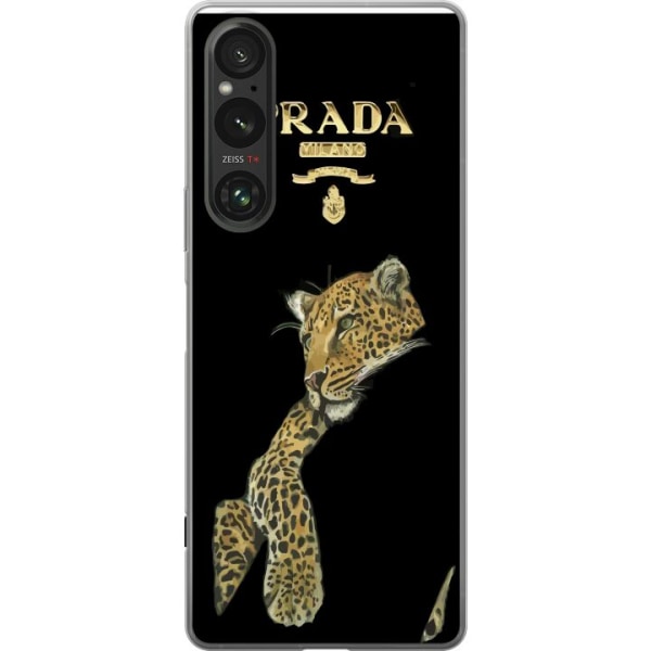 Sony Xperia 1 V Genomskinligt Skal Prada Leopard