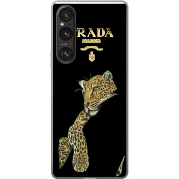 Sony Xperia 1 V Läpinäkyvä kuori Prada Leopard