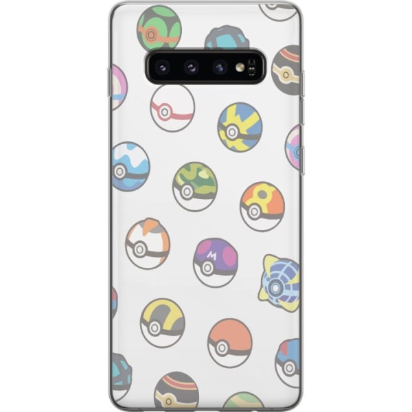 Samsung Galaxy S10 Gennemsigtig cover Pokemon
