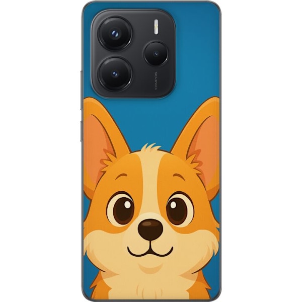 Xiaomi Redmi Note 14 Läpinäkyvä kuori Hello Corgi