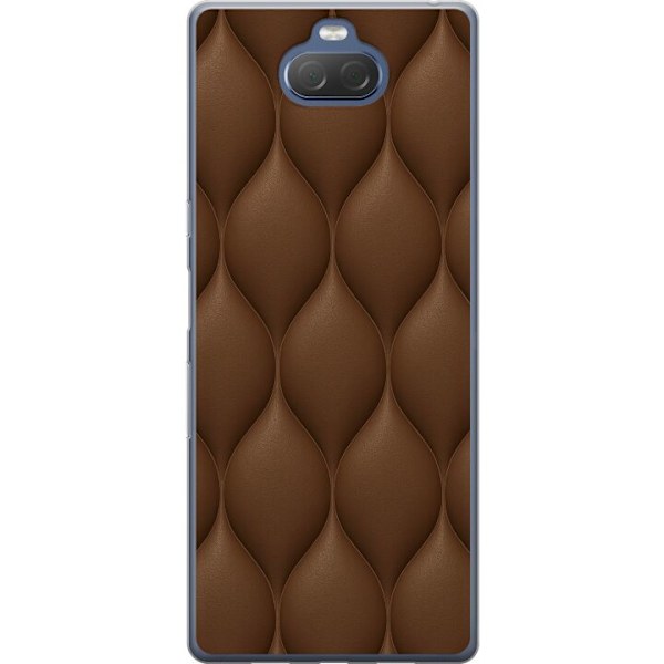 Sony Xperia 10 Plus Genomskinligt Skal Cocoa Scales