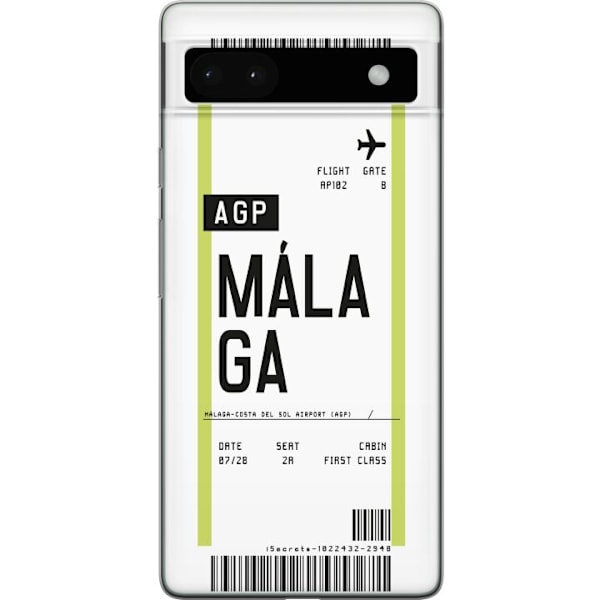 Google Pixel 6a Genomskinligt Skal Malaga