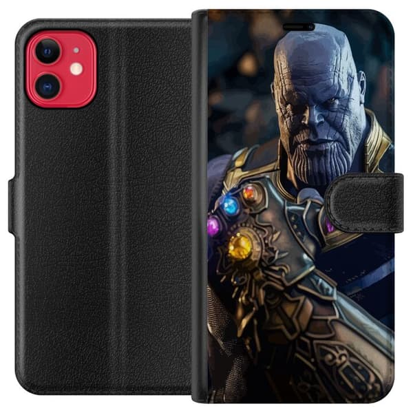 Kompatibel Tegnebogsetui til Apple iPhone 11 Thanos Marvel