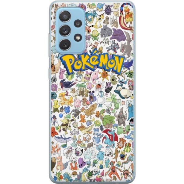 Samsung Galaxy A52 5G Gennemsigtig cover Pokémon