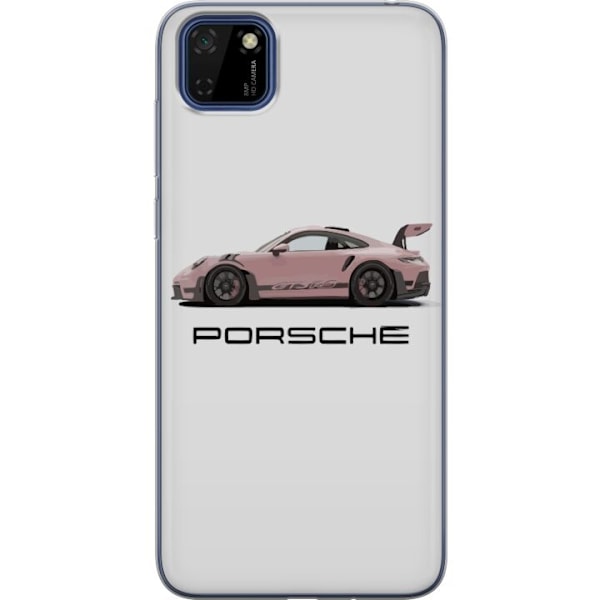 Huawei Y5p Läpinäkyvä kuori Porsche 911 Pink