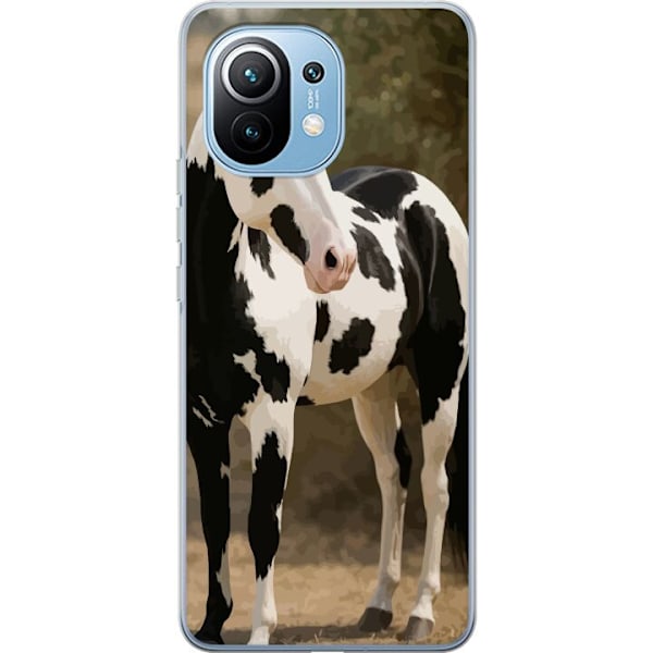 Xiaomi Mi 11 Läpinäkyvä kuori Kaunis Hevonen - elegantti hevonen kuva-aihe