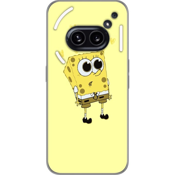 Nothing Phone (2a) Gennemsigtig cover SvampeBob Firkant