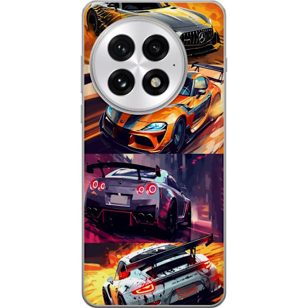 OnePlus 13 Gjennomsiktig deksel Rallyfeber - intensivt motiv m