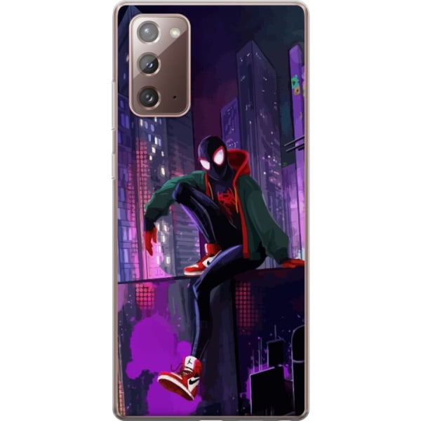 Samsung Galaxy Note20 Gennemsigtig cover Fortnite - Spider-Man