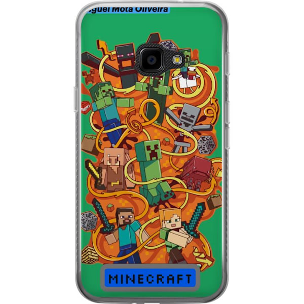 Samsung Galaxy Xcover 4 Gennemsigtig cover Minecraft