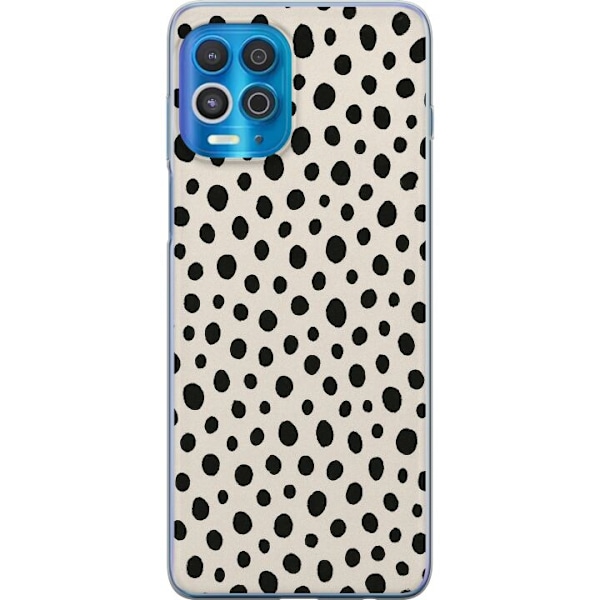 Motorola Edge S Läpinäkyvä kuori Dot Dance