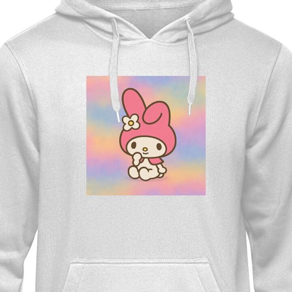 Barn-Hoodie | Mjuk Huvtröja för Barn Kawaii Sanrio My Melody 7-8 År