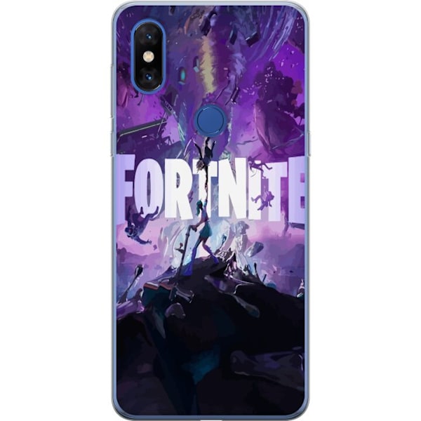 Xiaomi Mi Mix 3 Gennemsigtig cover Fortnite