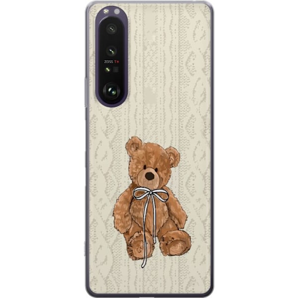 Sony Xperia 1 III Gennemsigtig cover Lille Teddy – klassisk