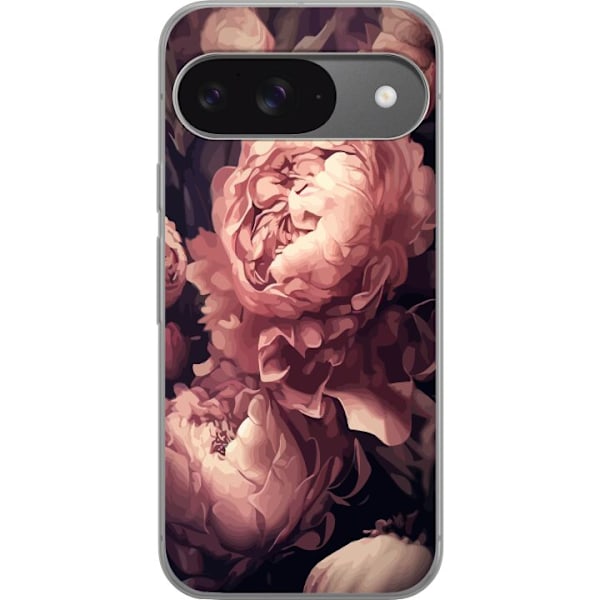 Google Pixel 9 Pro Gennemsigtig cover Blomster