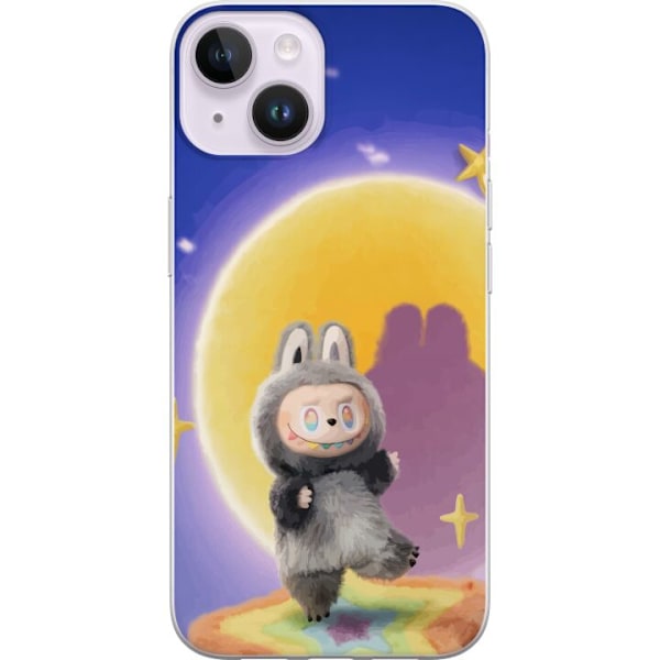 Apple iPhone 14 Plus Läpinäkyvä kuori Labubu Neon Pop - Neo