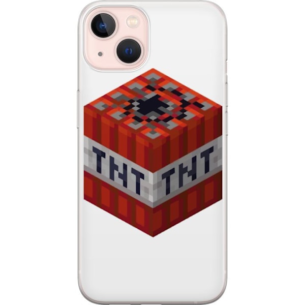 Apple iPhone 13 Läpinäkyvä kuori Minecraft TNT