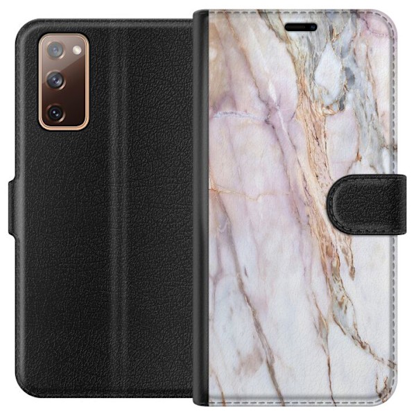Samsung Galaxy S20 FE Tegnebogsetui Marmor