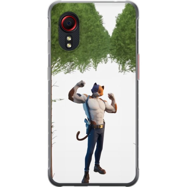 Samsung Galaxy Xcover 5 Genomskinligt Skal Fortnite - Meowscle
